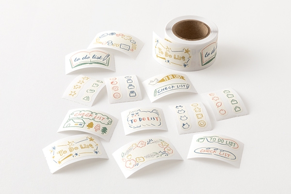 Các mẫu Kiss-cut Roll Sticker hãng Midori | Nhật Bản