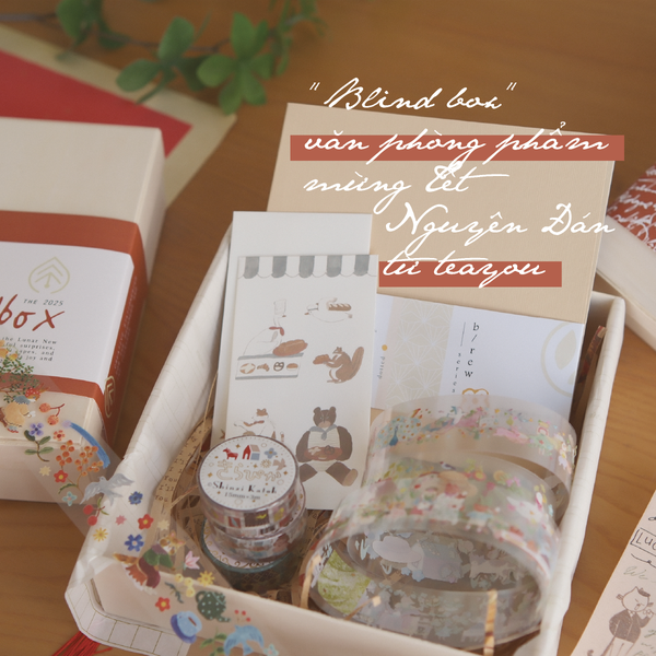[Tết 2025] The Lucky Box - Blind Box văn phòng phẩm đón Tết Nguyên Đán