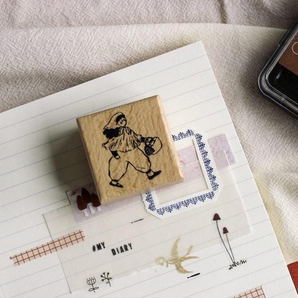 Set con dấu gỗ Autumn Fairies 🍁 by teayoushop