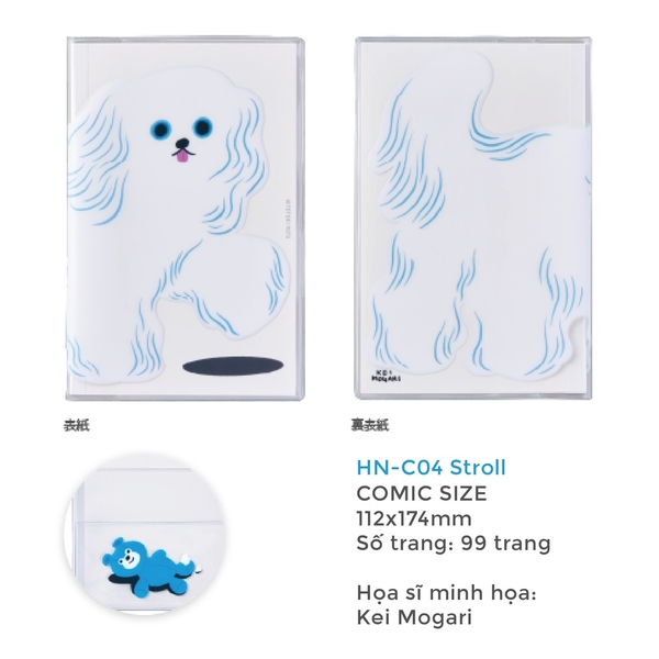 Sổ tay bìa nhựa - kẻ ôli grid Hitotoki Note