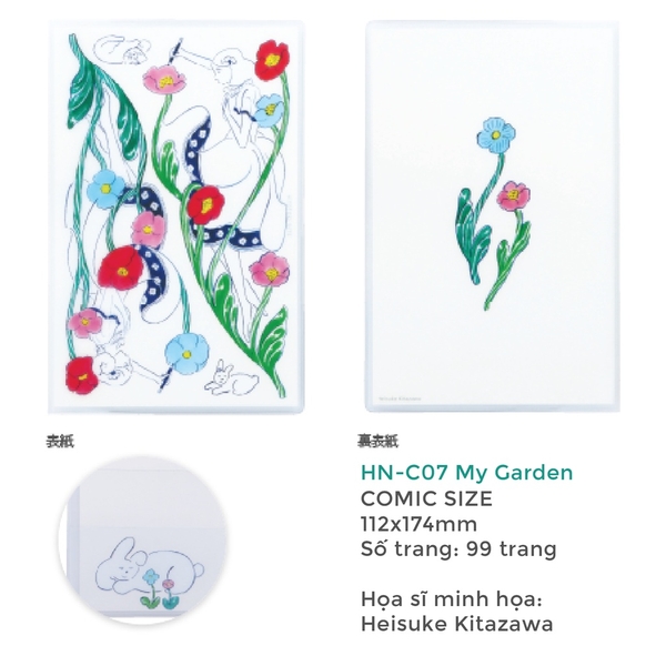 Sổ tay bìa nhựa - kẻ ôli grid Hitotoki Note