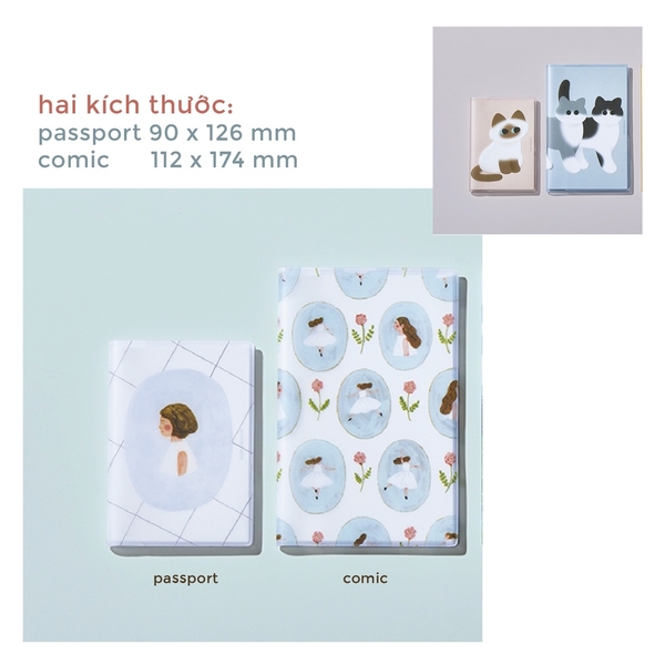 Sổ tay bìa nhựa - kẻ ôli grid Hitotoki Note
