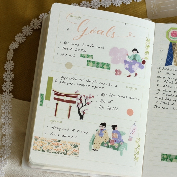 [Chiết lẻ] PET Tape Spring Fairies by teayou shop