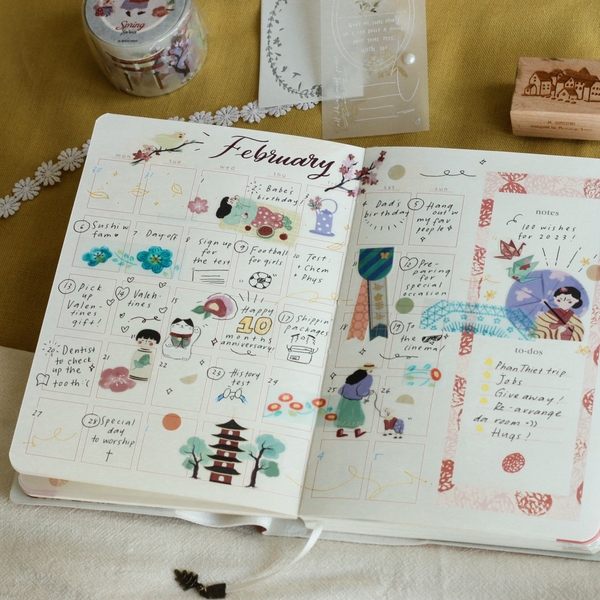 [Chiết lẻ] PET Tape Spring Fairies by teayou shop