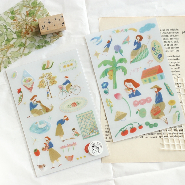 Các mẫu print-on stickers (hình dán cạo) của teayoushop