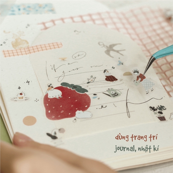 Stickers PET bế sẵn 'Uchi no Neko' by teayoushop