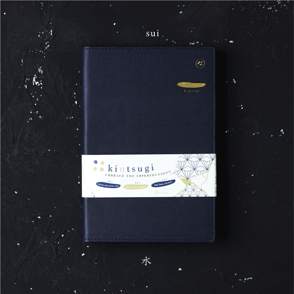 Sổ bìa da cao cấp 'Kintsugi' ✨ Bìa da rời 3 lớp - Nam chân ẩn - 4 loại Ruột Sổ | teayoushop
