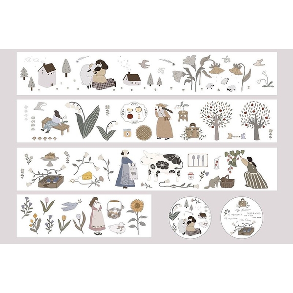 [Chiết lẻ] PET tape hãng Ivy Snow
