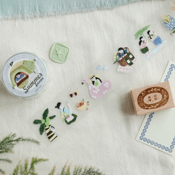 [Chiết lẻ] PET Tape Summer Fairies bế sẵn by teayou shop