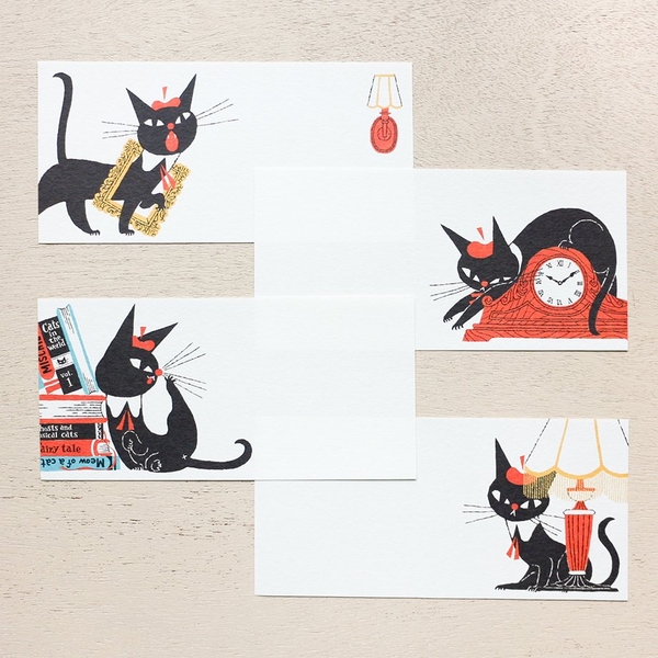 Chiết 4 tờ | các mẫu giấy note chữ nhật hãng Cozyca | hàng nhập chính hãng