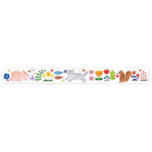 Chiết chu kì 1 m | các mẫu washi tape - pet tape hãng Cozyca Nhật Bản