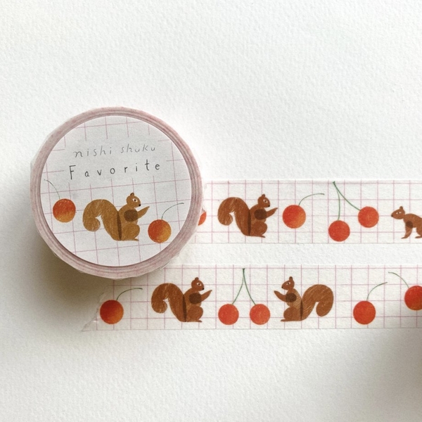 Chiết chu kì 1 m | các mẫu washi tape - pet tape hãng Cozyca Nhật Bản
