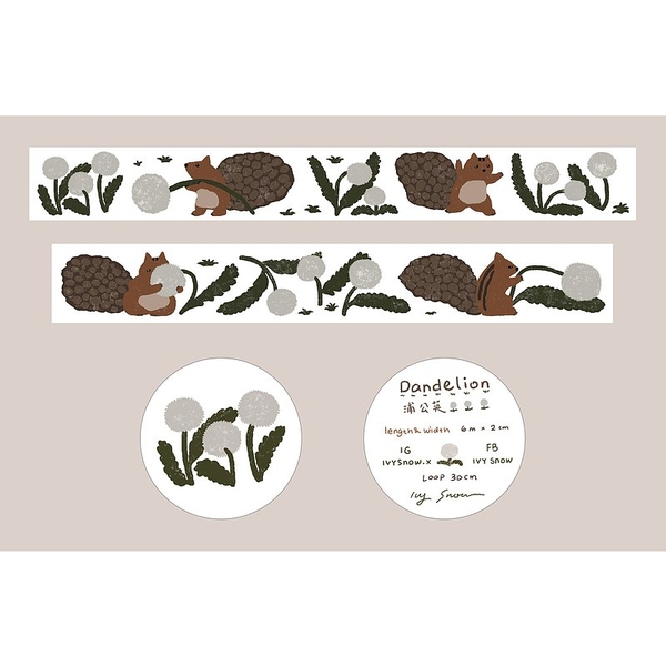 Chiết các mẫu washi tape hãng Ivy Snow ❄️👧 Nhập chính hãng