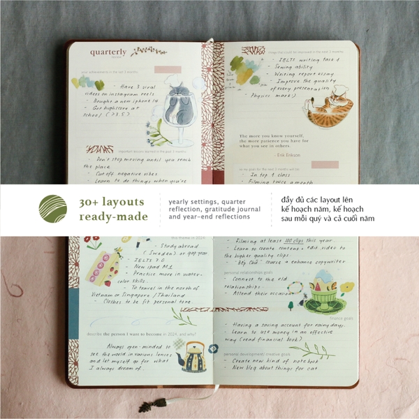 Planner 2024 - A Book of Tea by teayoushop