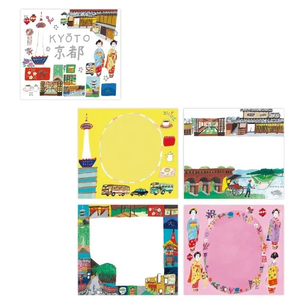 Chiết 8 tờ | các mẫu giấy note vuông hãng Cozyca | hàng nhập chính hãng