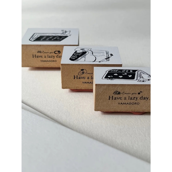 Các mẫu stamp collection 'Have a lazy day' hãng Yamadoro | Chính hãng Taiwan