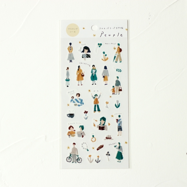 Stickers tranh washi by Miki Tamura