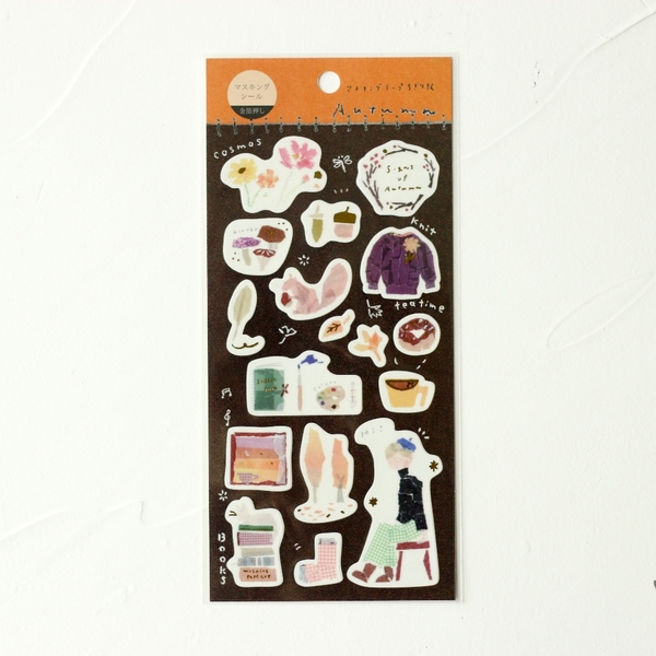 Stickers tranh washi by Miki Tamura
