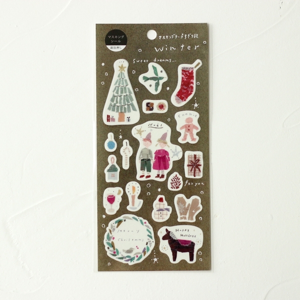 Stickers tranh washi by Miki Tamura