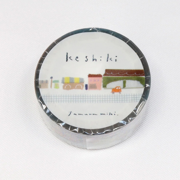Clear tape tranh washi by Miki Tamura