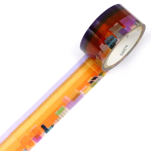Clear tape tranh washi by Miki Tamura