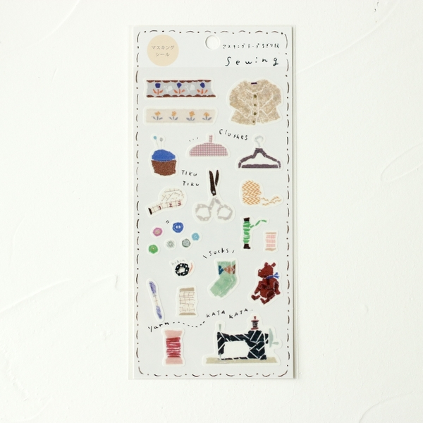 Stickers tranh washi by Miki Tamura