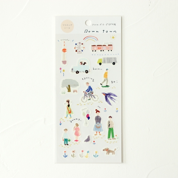 Stickers tranh washi by Miki Tamura