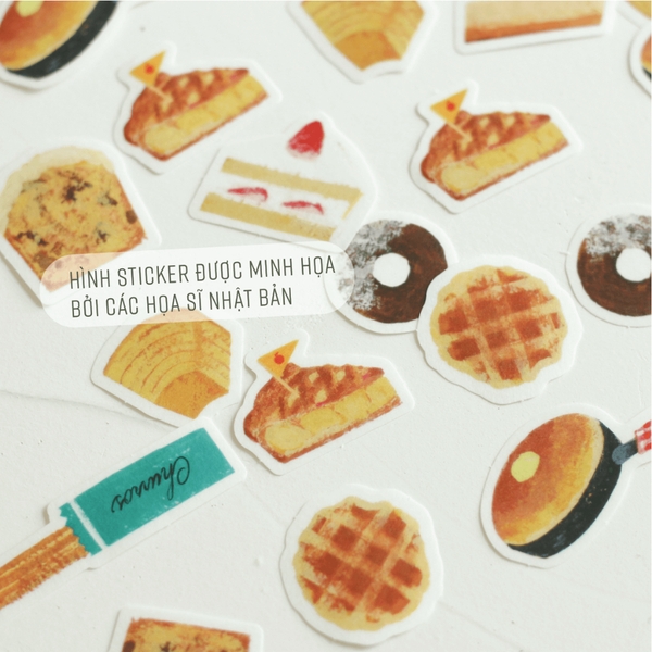 Flake Stickers chính hãng Nhật Bản