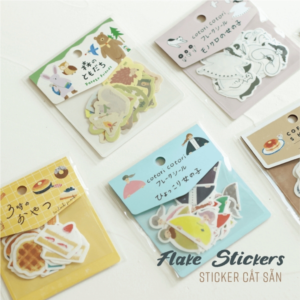 Flake Stickers chính hãng Nhật Bản
