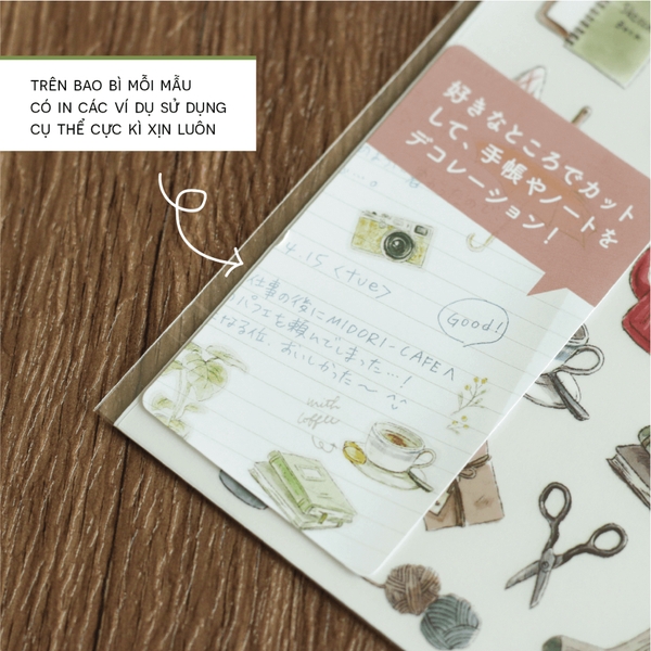 Print-on stickers Midori