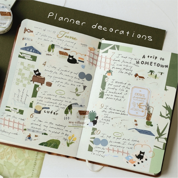 Washi Tape nhũ vàng nổi 