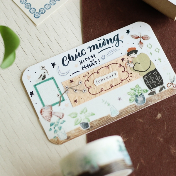 Washi Tape băng keo washi 
