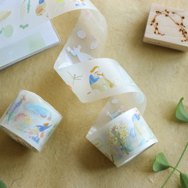 [Full cuộn] Các mẫu PET Tape stickers original nhà teayoushop