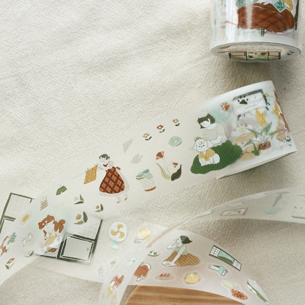 [Full cuộn] Các mẫu PET Tape stickers original nhà teayoushop