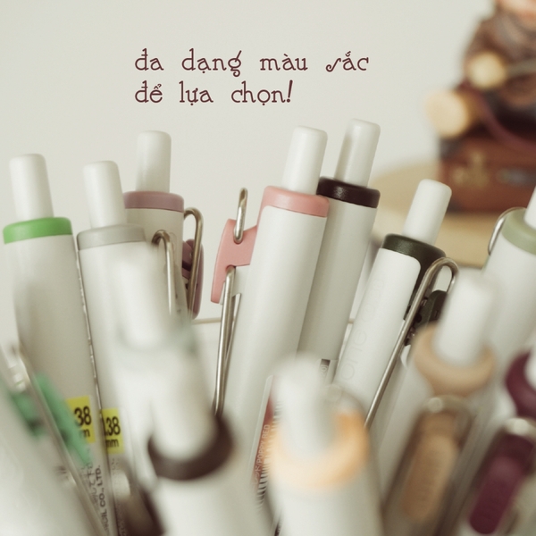 Tổng hợp bút gel ngòi 0.38 Uniball One các màu | Chính hãng Mistubishi