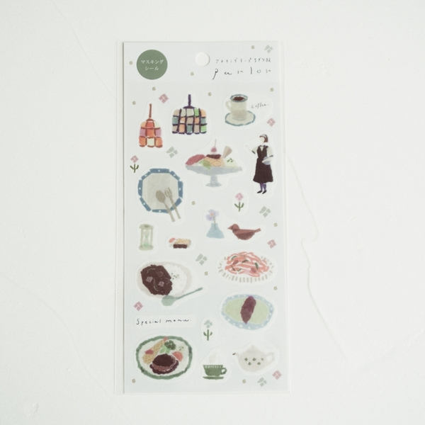 Stickers tranh washi by Miki Tamura