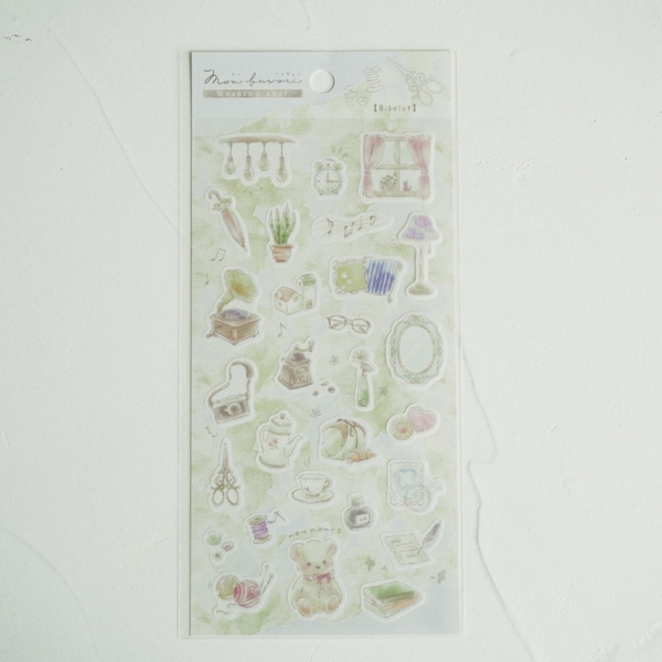 Stickers tranh washi by Miki Tamura