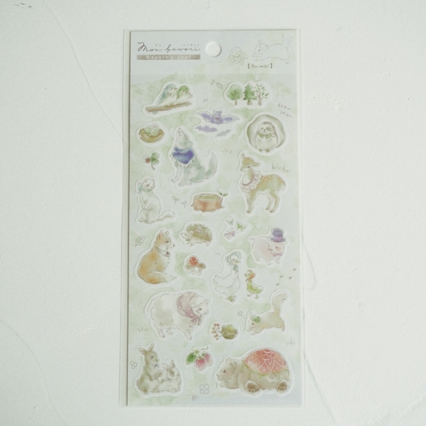 Stickers tranh washi by Miki Tamura
