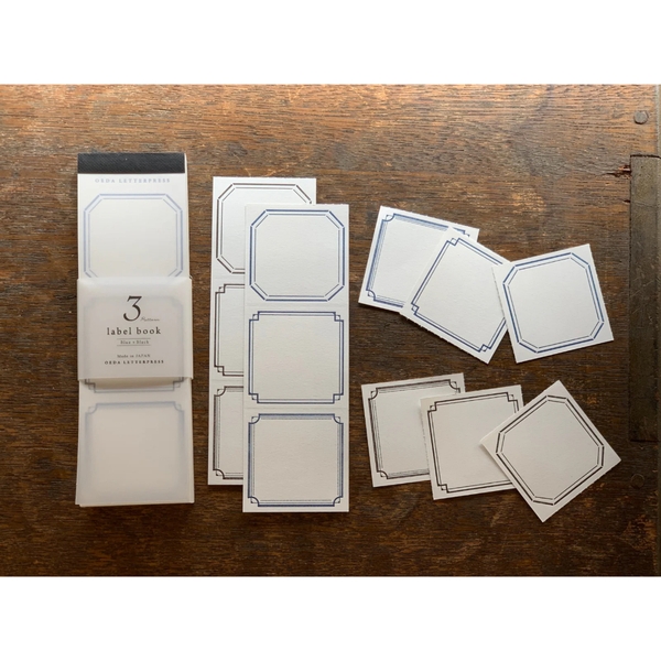 [Chiết lẻ 10 tờ] Các mẫu giấy note dập nhũ chìm hãng Oeda Letterpress Nhật Bản