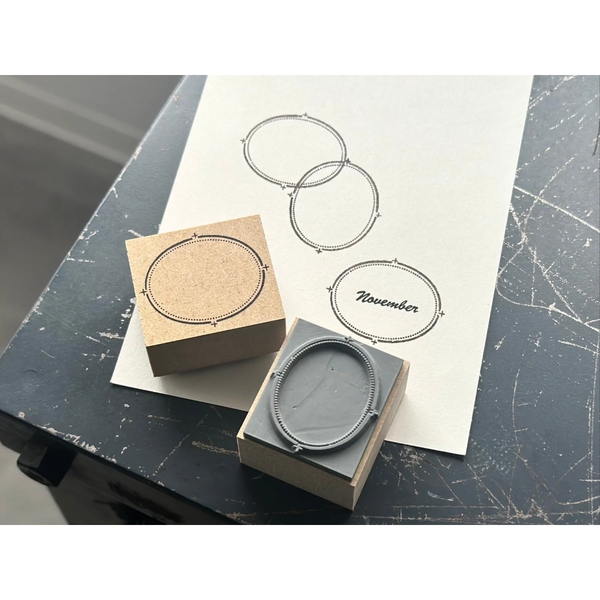 Các mẫu stamp (con dấu gỗ) hãng Oeda Letterpress
