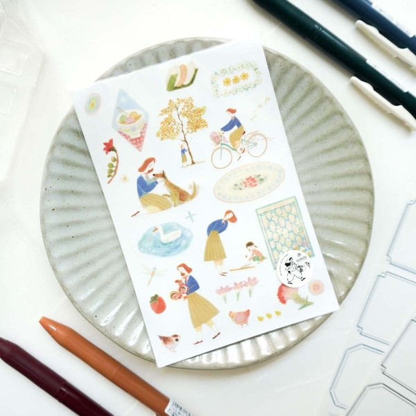 Các mẫu print-on stickers (hình dán cạo) của teayoushop