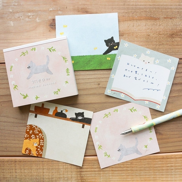 Chiết 8 tờ | các mẫu giấy note vuông hãng Cozyca | hàng nhập chính hãng