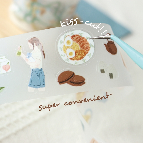 Palette Life 2- PET Tape Stickers hình dán bế sẵn | by teayoushop