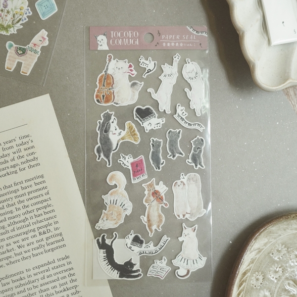 Các mẫu sticker chất giấy mỹ thuật | collab họa sĩ Nhật Bản