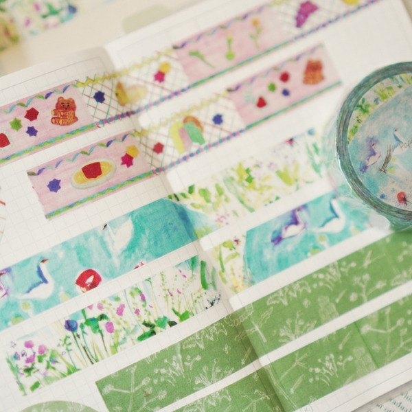 [Chiết 1 mét] Các mẫu washi hãng Paper Message | brand hot mới tại Nhật Bản