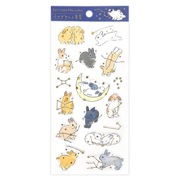 Các mẫu sticker chất giấy mỹ thuật | collab họa sĩ Nhật Bản