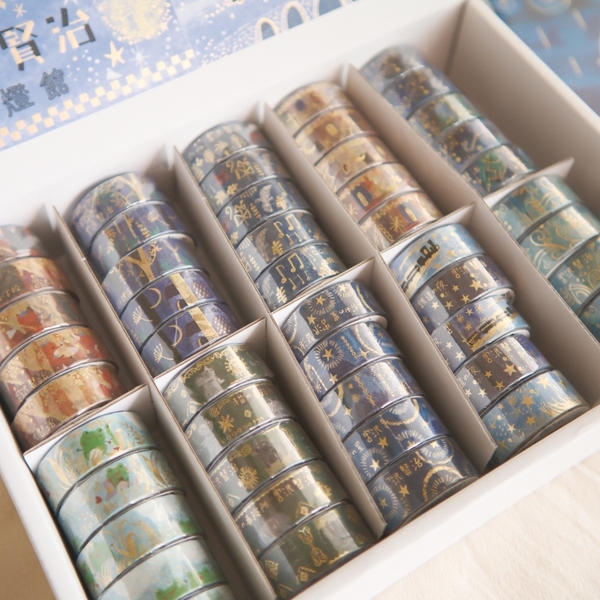 Các mẫu washi tape nhũ hologram chủ đề 