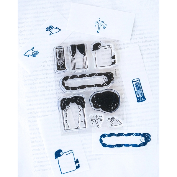 [Dodolulu] Set stamp trong suốt 