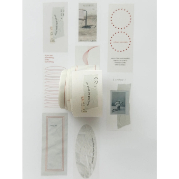 Các mẫu chiết lẻ giấy note, giấy nền dạng washi | Nhập chính hãng Nyret