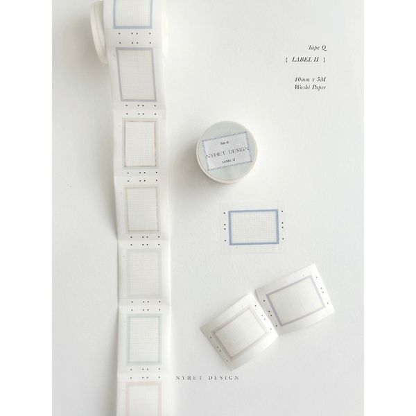 Các mẫu chiết lẻ giấy note, giấy nền dạng washi | Nhập chính hãng Nyret